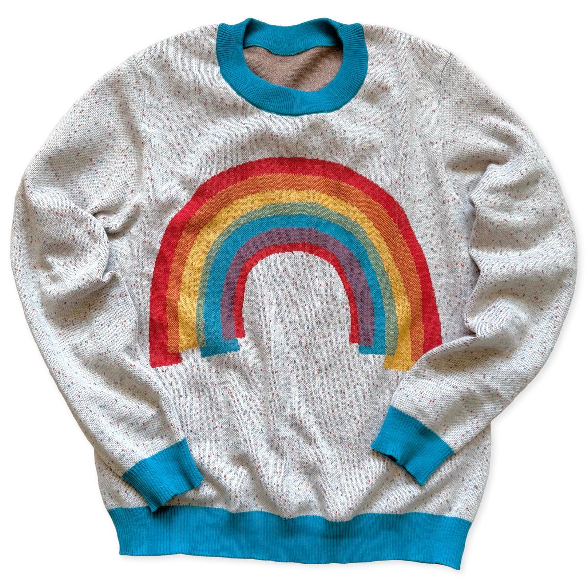 Over the Rainbow | Graphic Knit Sweater by Jedd – From Jedd